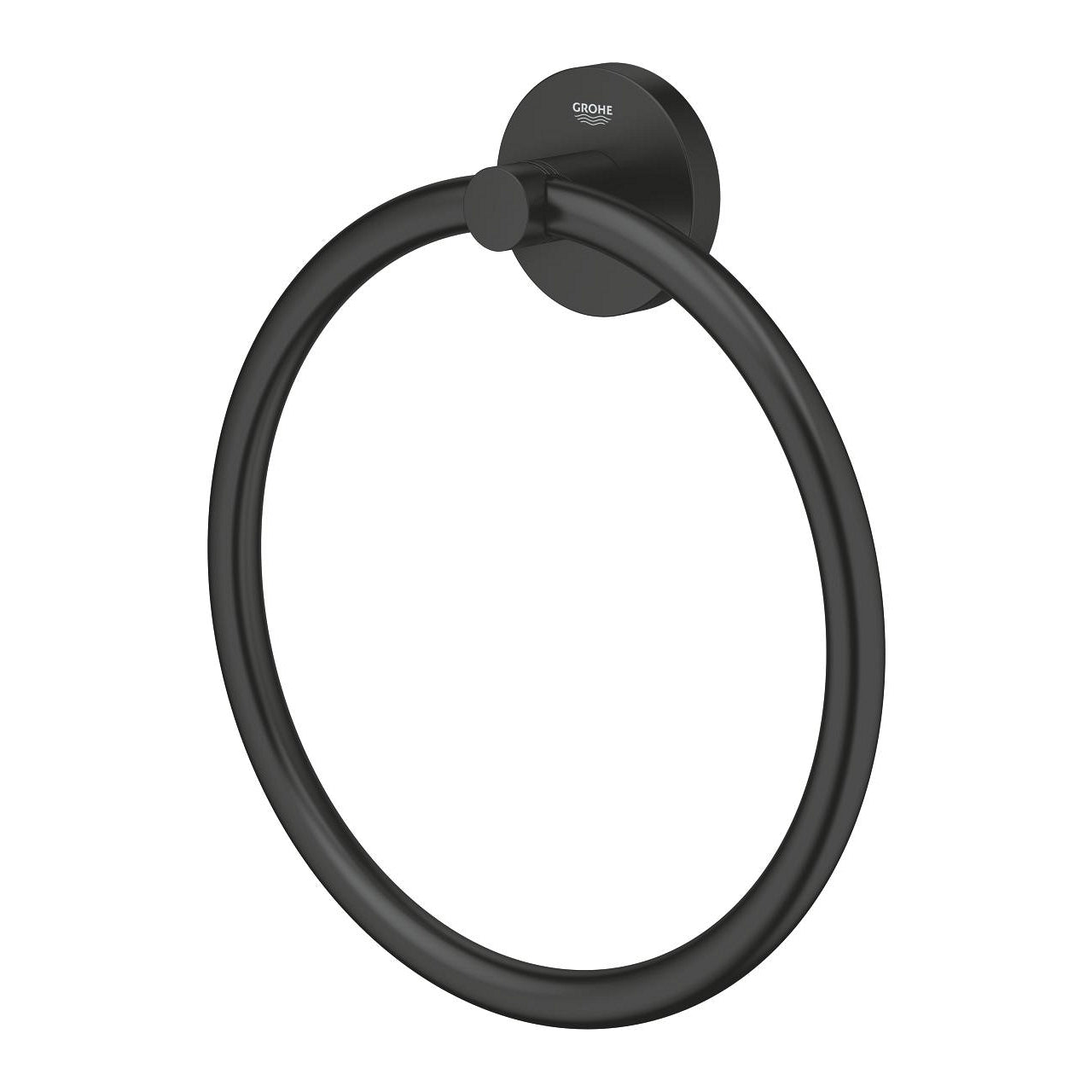 GROHE Essentials Кръгла Закачалка за Хавлии Matte Black 1024612430 - Stonea.BG
