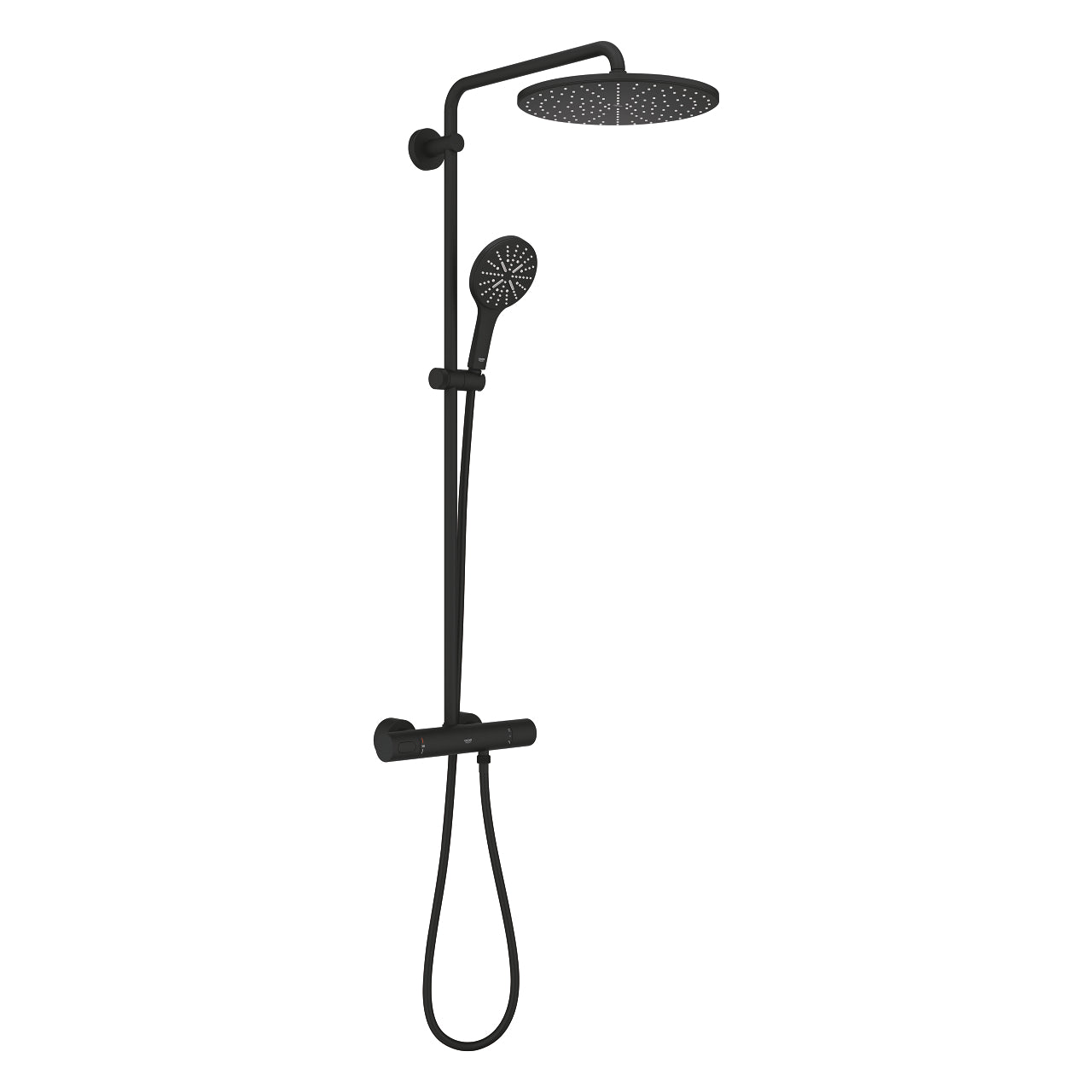 GROHE Rainshower SmartActive 310 Душ Система с Термостат Matte Black 22119KF0 - Stonea.BG