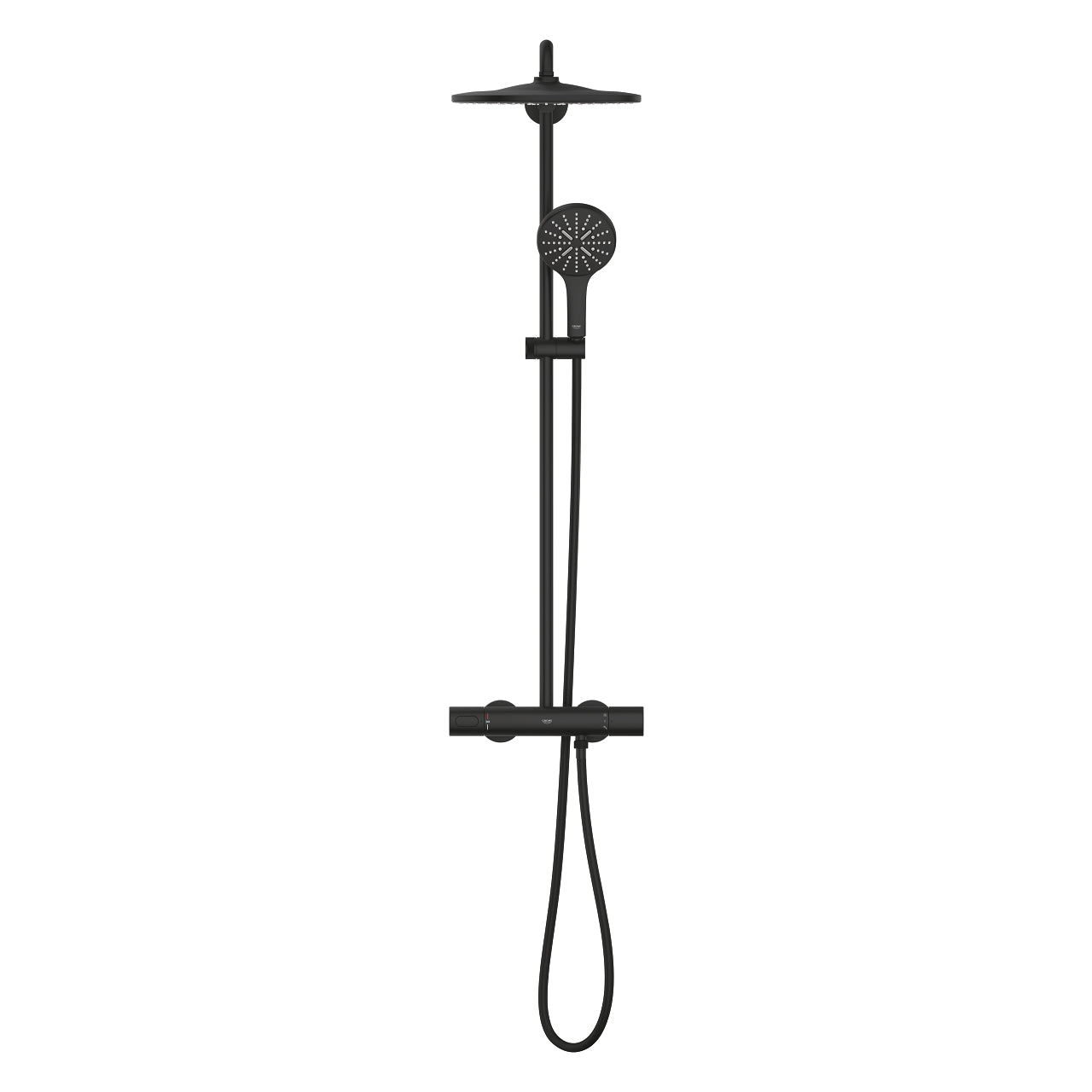 GROHE Rainshower SmartActive 310 Душ Система с Термостат Matte Black 22119KF0 - Stonea.BG