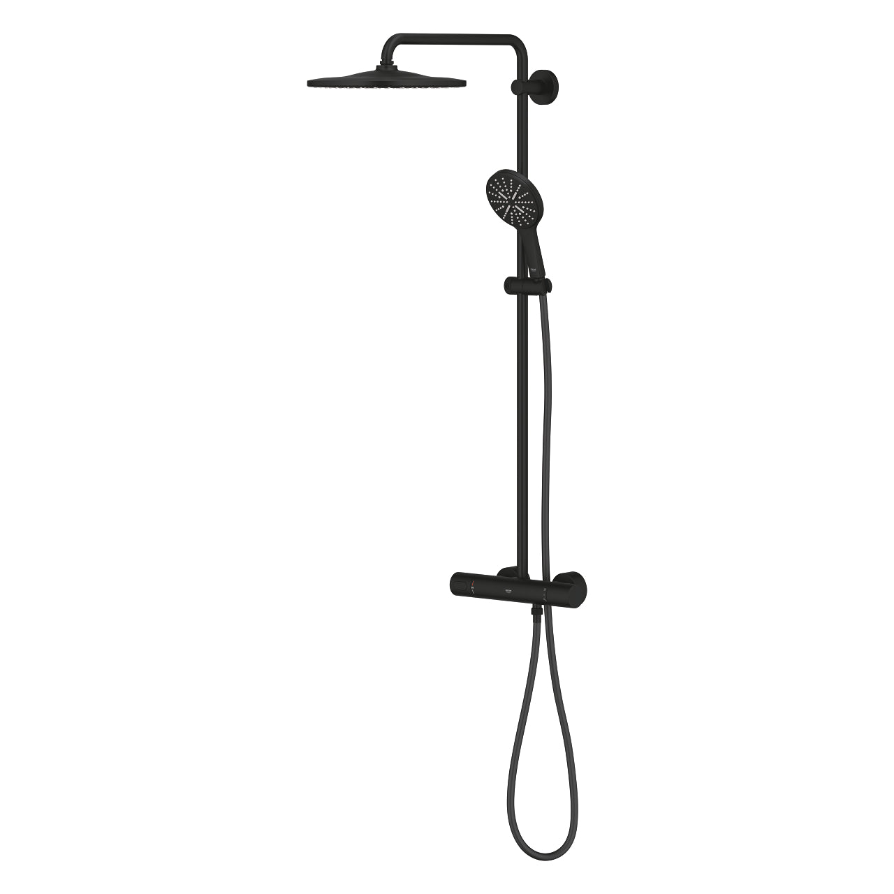 GROHE Rainshower SmartActive 310 Душ Система с Термостат Matte Black 22119KF0 - Stonea.BG