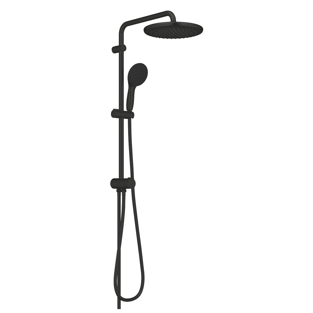 GROHE Tempesta 250 Душ Система с Превключвател Matte Black 269802431 - Stonea.BG