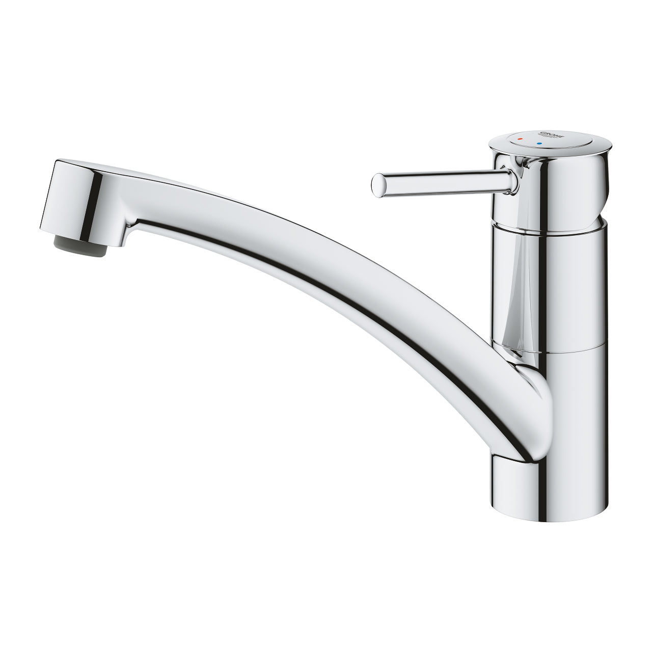 GROHE Bauclassic Кухненски Смесител Нисък Чучур Завърта 140° Chrome 30575000 - Stonea.BG