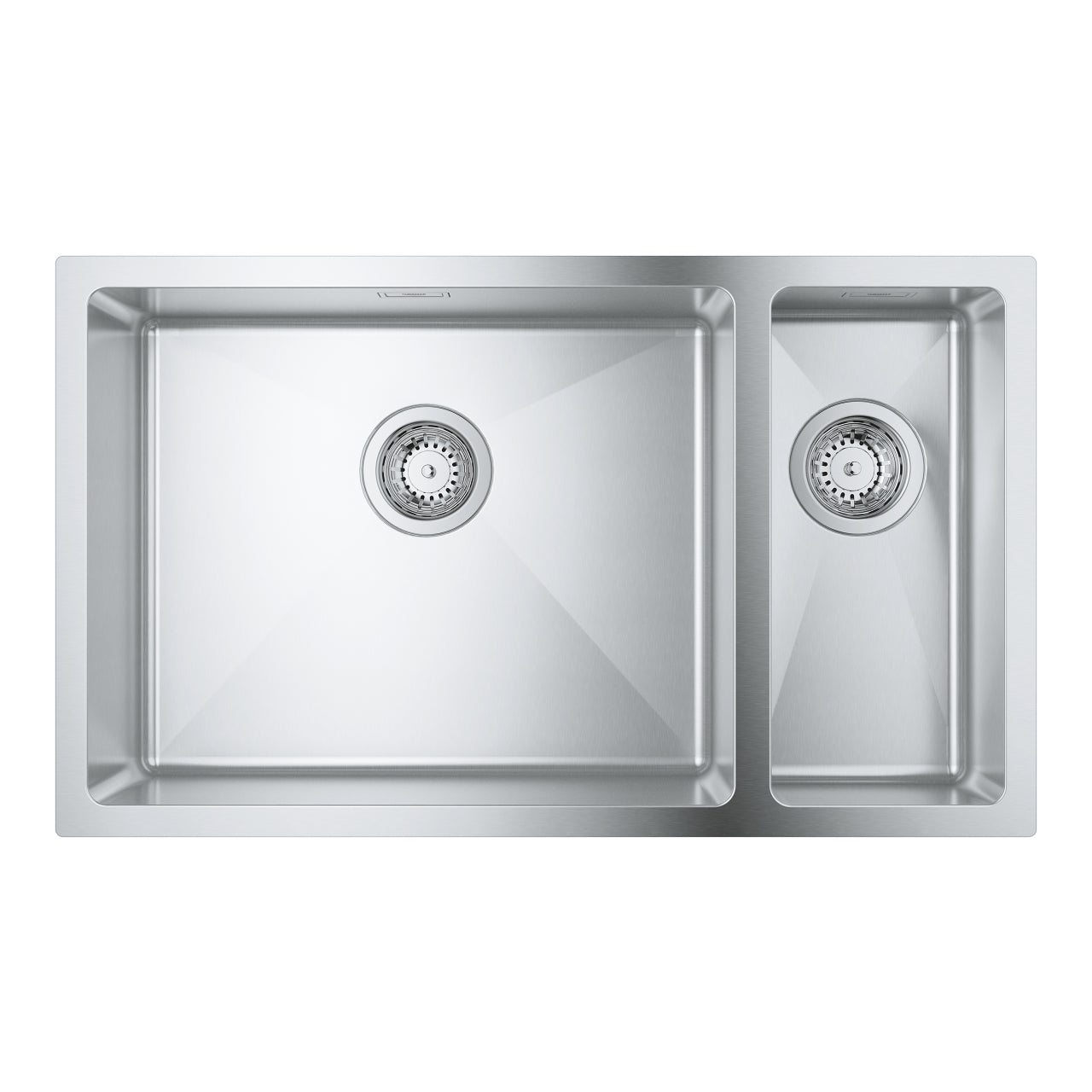 GROHE K700 Кухненска Мивка Неръждаема Стомана За Вграждане 2 Купи 76x45cm 31575SD1 - Stonea.BG