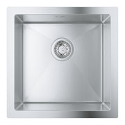 GROHE K700 Кухненска Мивка Неръждаема Стомана За Вграждане 1 Купа 46.4x46.4cm 31578SD1 - Stonea.BG