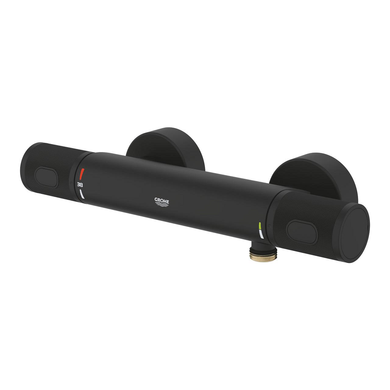 GROHE Grohtherm 1000 Performance Термостатен Смесител за Душ Matte Black 348272KF0 - Stonea.BG
