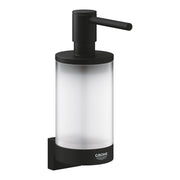 GROHE Selection I Държач + Диспенсър Сапун Matte Black 41217KF0+41218KF0 - Stonea.BG