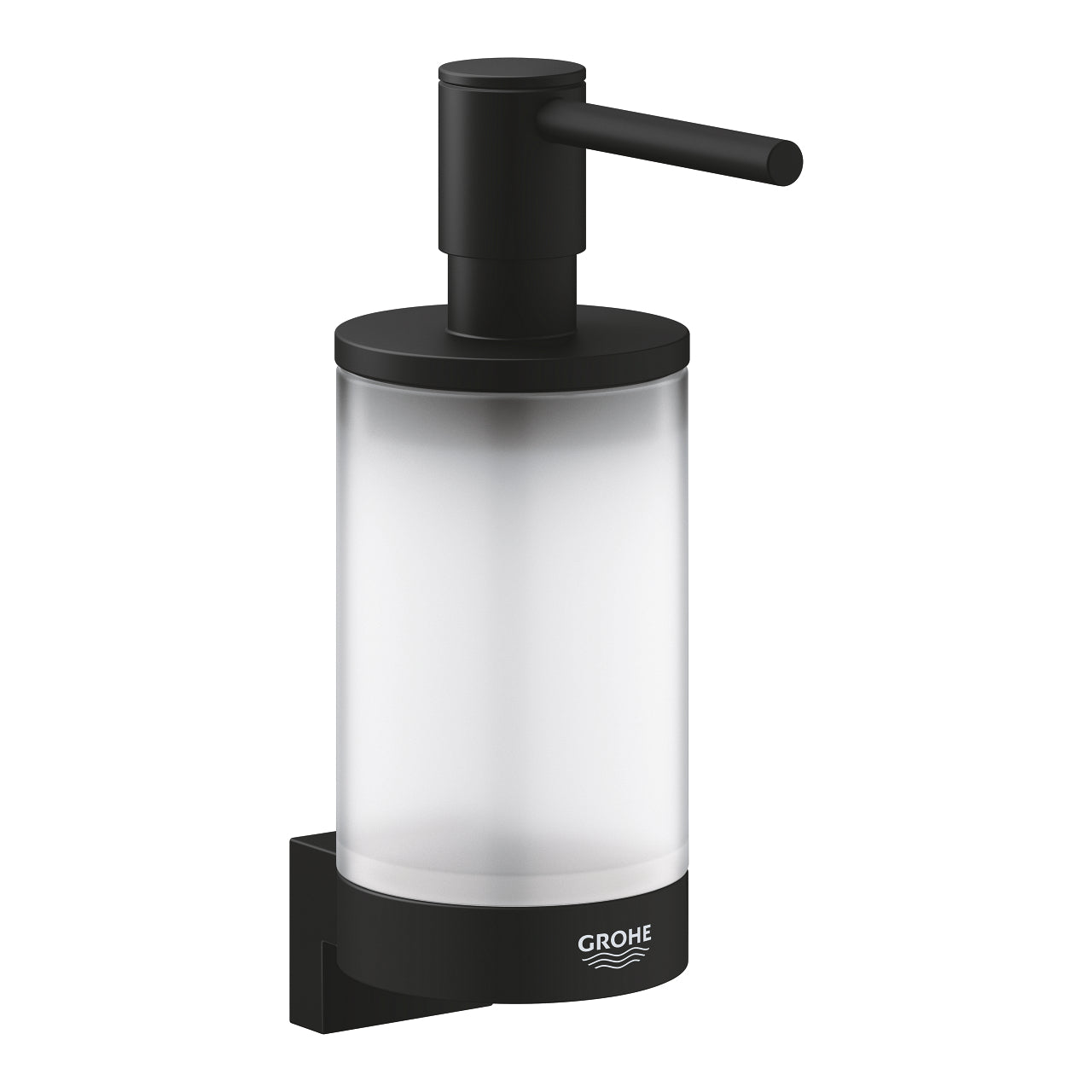 GROHE Selection I Държач + Диспенсър Сапун Matte Black 41217KF0+41218KF0 - Stonea.BG