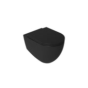 Isvea INFINITY Конзолна тоалетна чиния Rimless без ръб Black черен мат 10NF0200*-2N