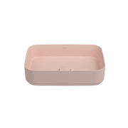 Isvea INFINITY Мивка върху плот Правоъгълна 50×36×12см Salmon розов мат 10NF65050-2S