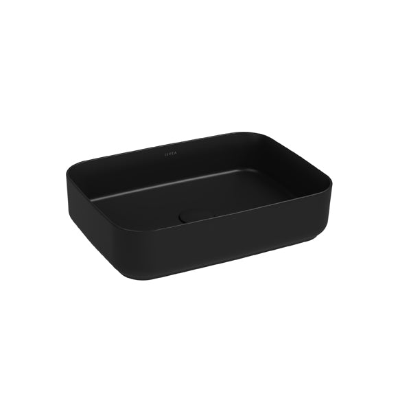 Isvea INFINITY Мивка върху плот Правоъгълна 50×36см Black черен мат 10NF650502N