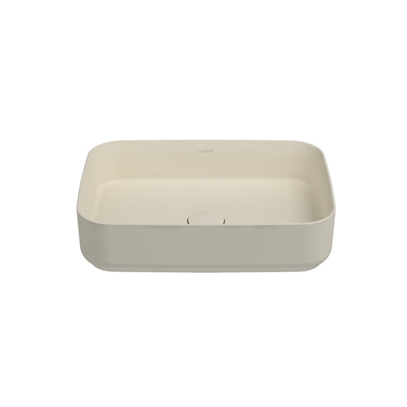 Isvea INFINITY Мивка върху плот Елипса 50×36см Ivory беж мат 10NF65050-2K