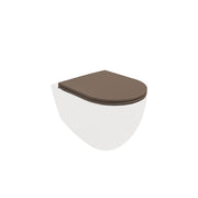 Isvea INFINITY Капак Soft-Close Slim забавено падане Taupe Vizon Кафяв мат 40KF0531I-S