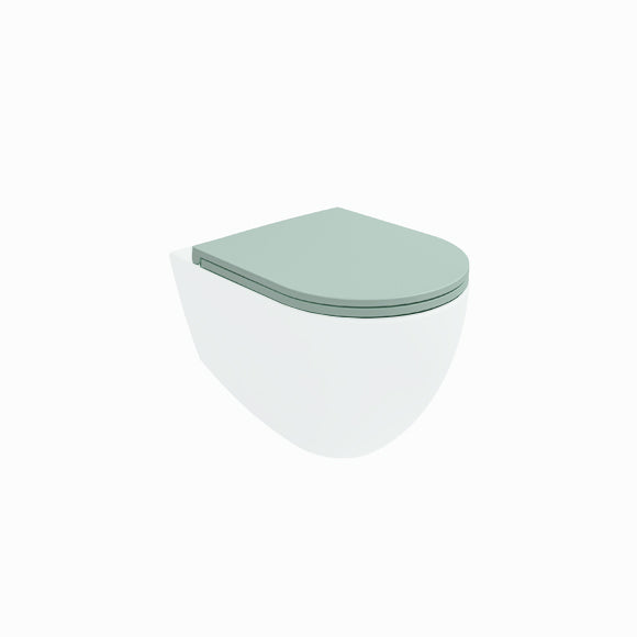 Isvea INFINITY Капак Soft-Close Slim забавено падане Mint Мента мат 40KF0542I-S