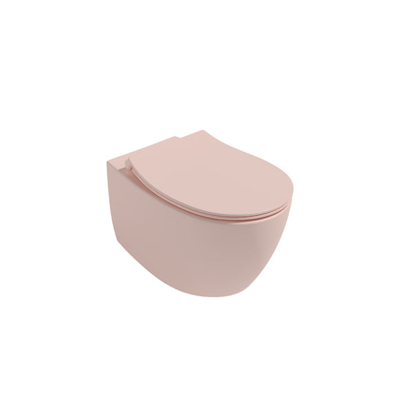 Isvea SENTIMENTI Капак Soft-Close Slim забавено падане Salmon Розов мат 40D40541I-S