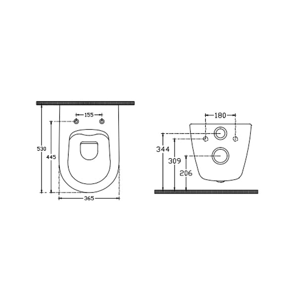 Isvea INFINITY Капак Soft-Close Slim забавено падане Petrol Green петролно зелено мат 40KF0545I-S-2P