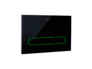 Roca Duplo One EP1 Електронен двоен бутон за WC със стъкло безконтактен Black With Glass A890104008