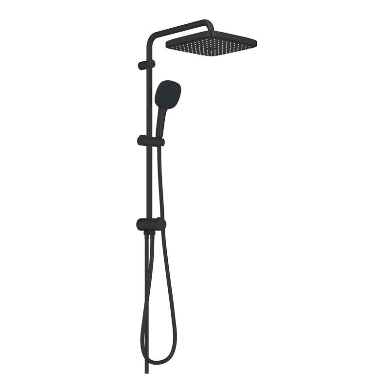 GROHE Tempesta Cube 250 Душ Система с Превключвател Matte Black 269772431 - Stonea.BG